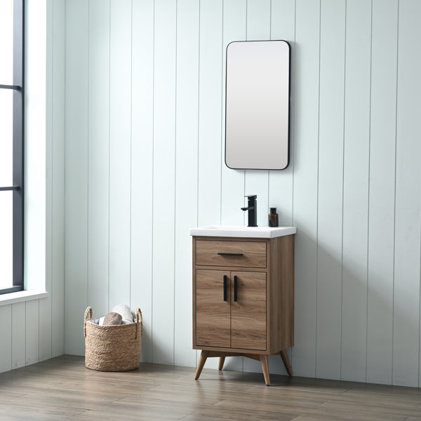 Mercury Row® Binford 20.394'' Free Standing Single Bathroom Vanity with
